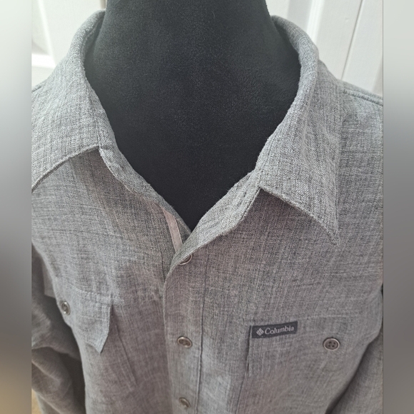 Columbia Omni Wick Hiking/Fishing Button Up Shirt Size XL/TG - Picture 2 of 14
